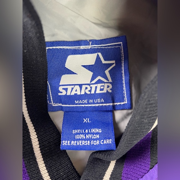 Vintage Honolulu Sharks Starter Hawaii 90s Winter Baseball Snap Jacket Mens XL - Picture 10 of 16